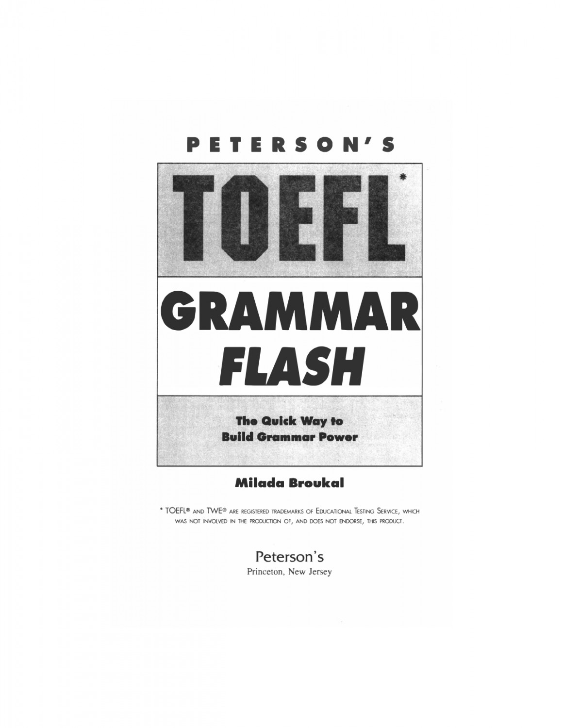 Toefl grammar flash