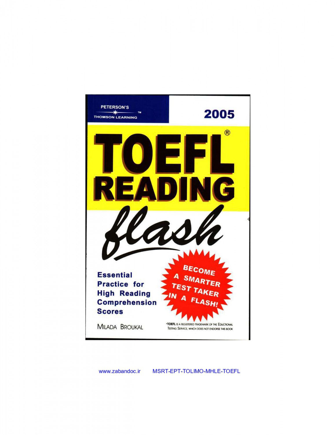 Toefl reading flash