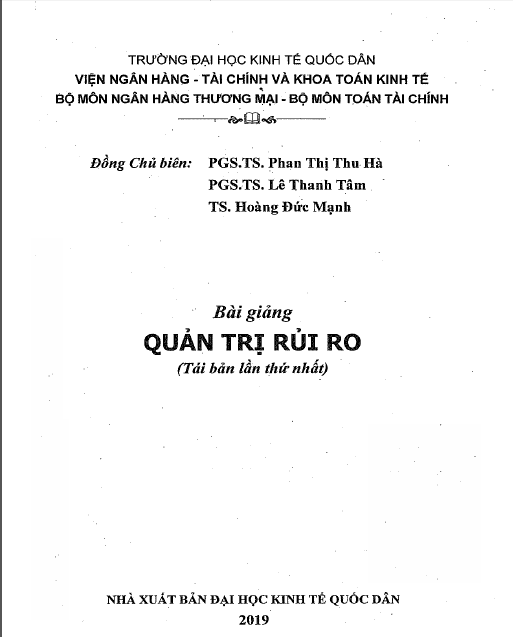 Bài giảng Quản trị rủi ro