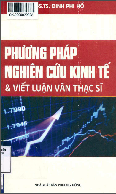 Phương pháp nghiên cứu kinh tế & viết luận văn thạc sĩ