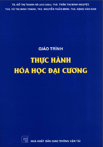 Giáo trình thực hành hóa học đại cương