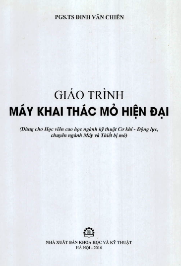 Giáo trình máy khai thác mỏ hiện đại