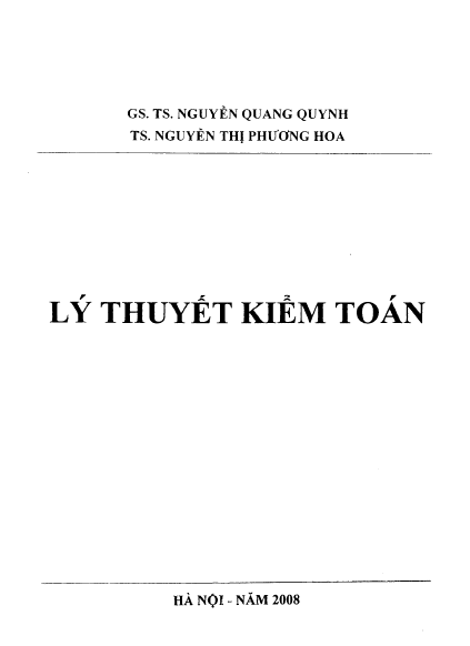 Lý thuyết kiểm toán