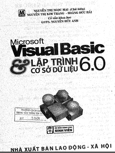 Microsoft visual basic lập trình cơ sở dữ liệu 6.0