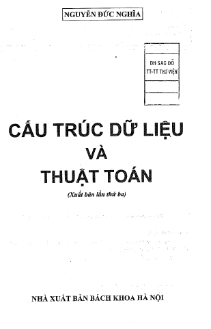 Cấu trúc dữ liệu và thuật toán