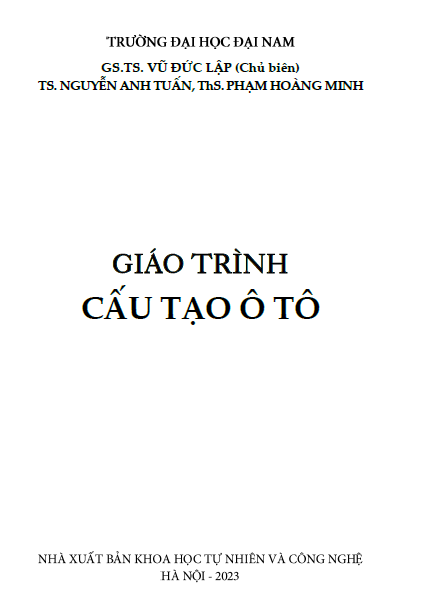 Giáo trình cấu tạo ô tô