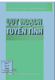 Quy hoạch tuyến tính