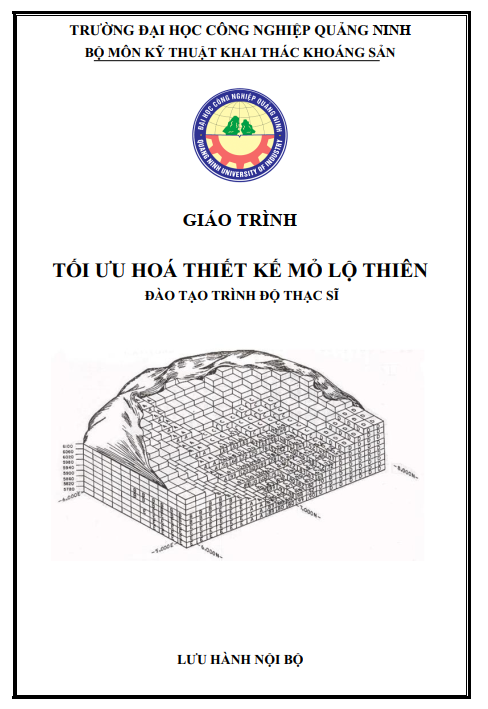GT Tối ưu hoá thiết kế mỏ lộ thiên (thạc sĩ)