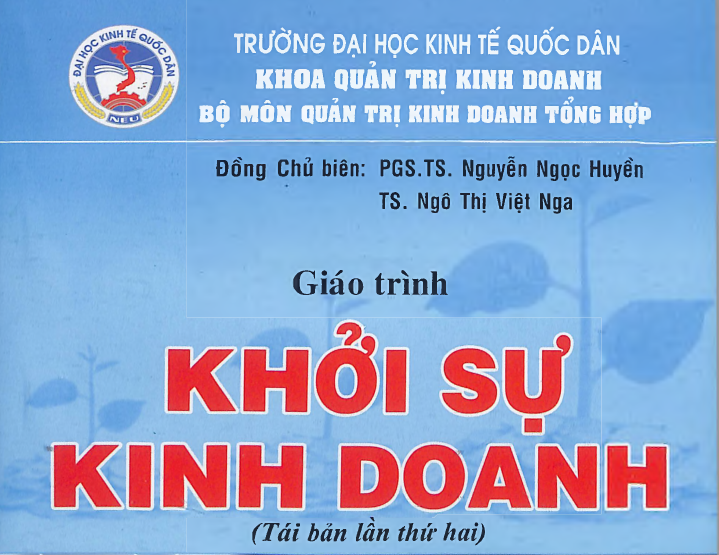 Giáo trình khởi sự kinh doanh