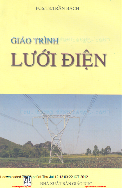 Giáo trình lưới điện