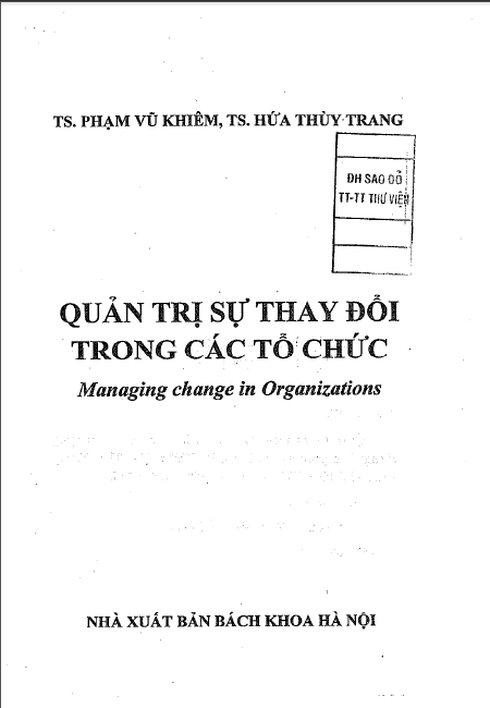 Quản trị sự thay đổi trong các tổ chức