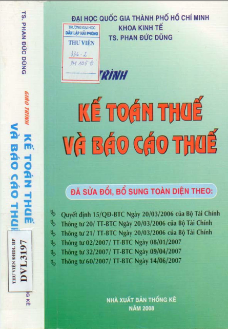 Giáo trình Kế toán thuế và báo cáo thuế (2008)