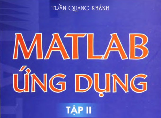 Matlab ứng dụng (tập 2)