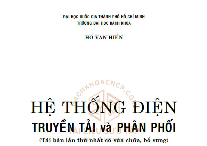 Hệ thống điện truyền tải và phân phối