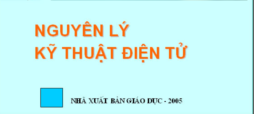 Nguyên lý kỹ thuật điện tử