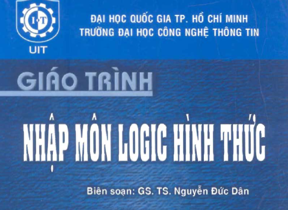 Giáo trình nhập môn logic hình thức