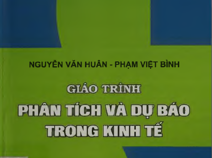 Giáo trình phân tích và dự báo trong kinh tế