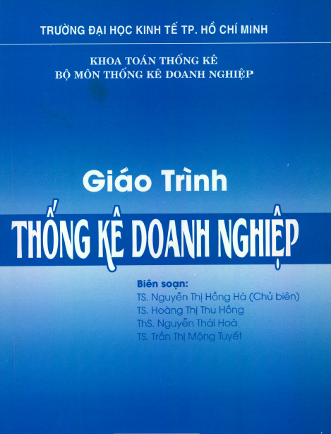 Giáo trình thống kê doanh nghiệp