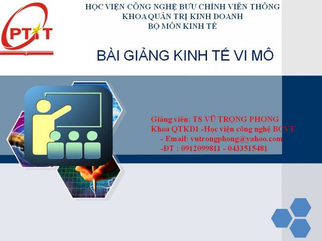 Mẫu slide bài giảng Kinh tế vi mô