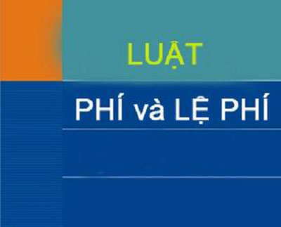 Luật Phí và lệ phí