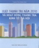 Luật Thanh tra năm 2010 và hoạt động thanh tra kinh tế - xã hội: Phần 2