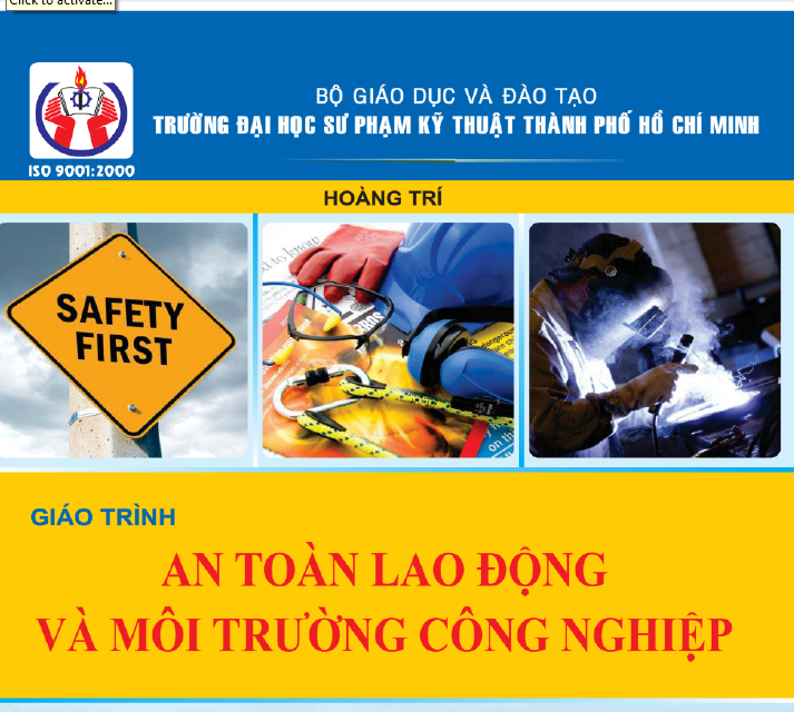 Giáo trình an toàn lao động và môi trường công nghiệp