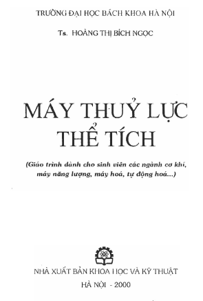 Máy thủy lực thể tích