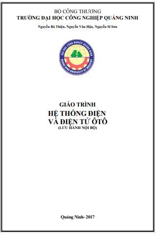 Giáo trình Hệ thống điện, điện tử ô tô