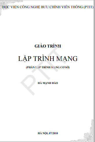 Giáo trình lập trình mạng