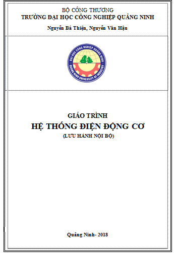 Bài giảng Hệ thống điện động cơ