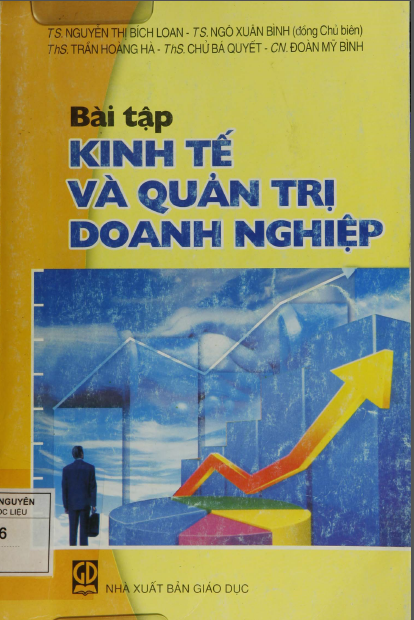 Bài tập kinh tế và quản trị doanh nghiệp