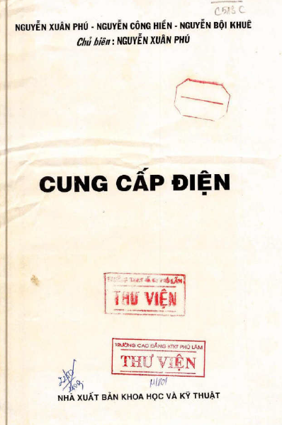 Cung cấp điện . Phần 1