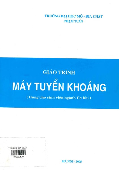 Giáo trình máy tuyển khoáng