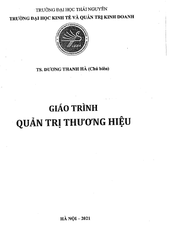 Giáo trình quản trị thương hiệu